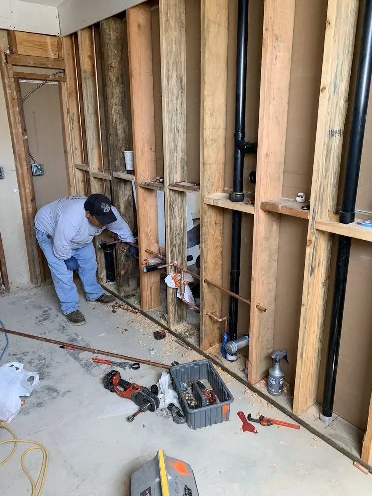 Commercial rough-in plumbing for Water Heater Replacement in Loganville